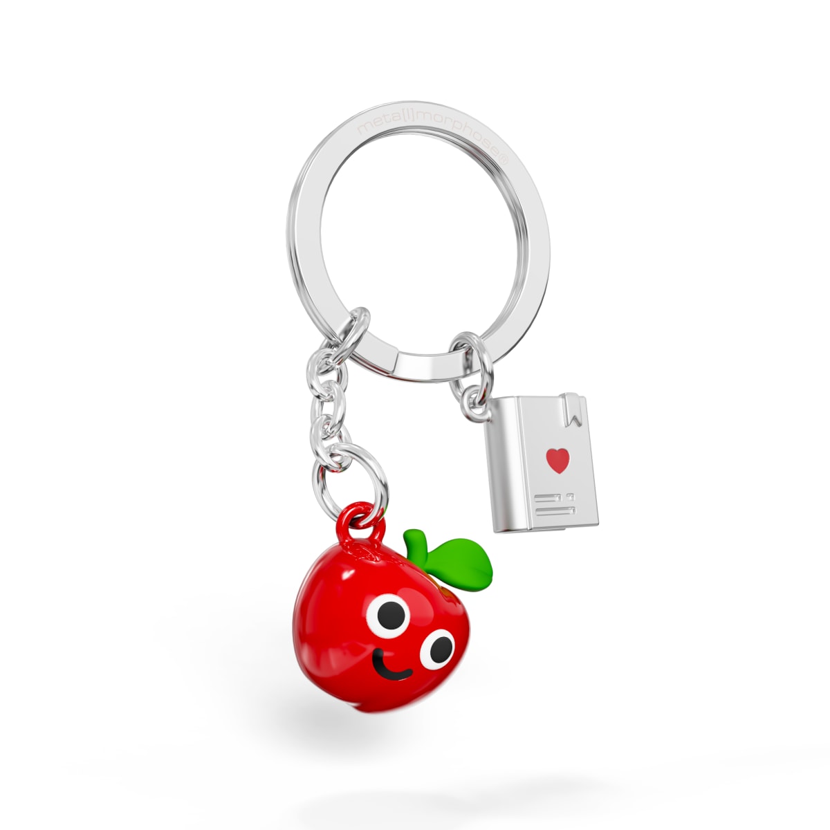 Llavero Metalmorphose Profe Manzana y Libro2
