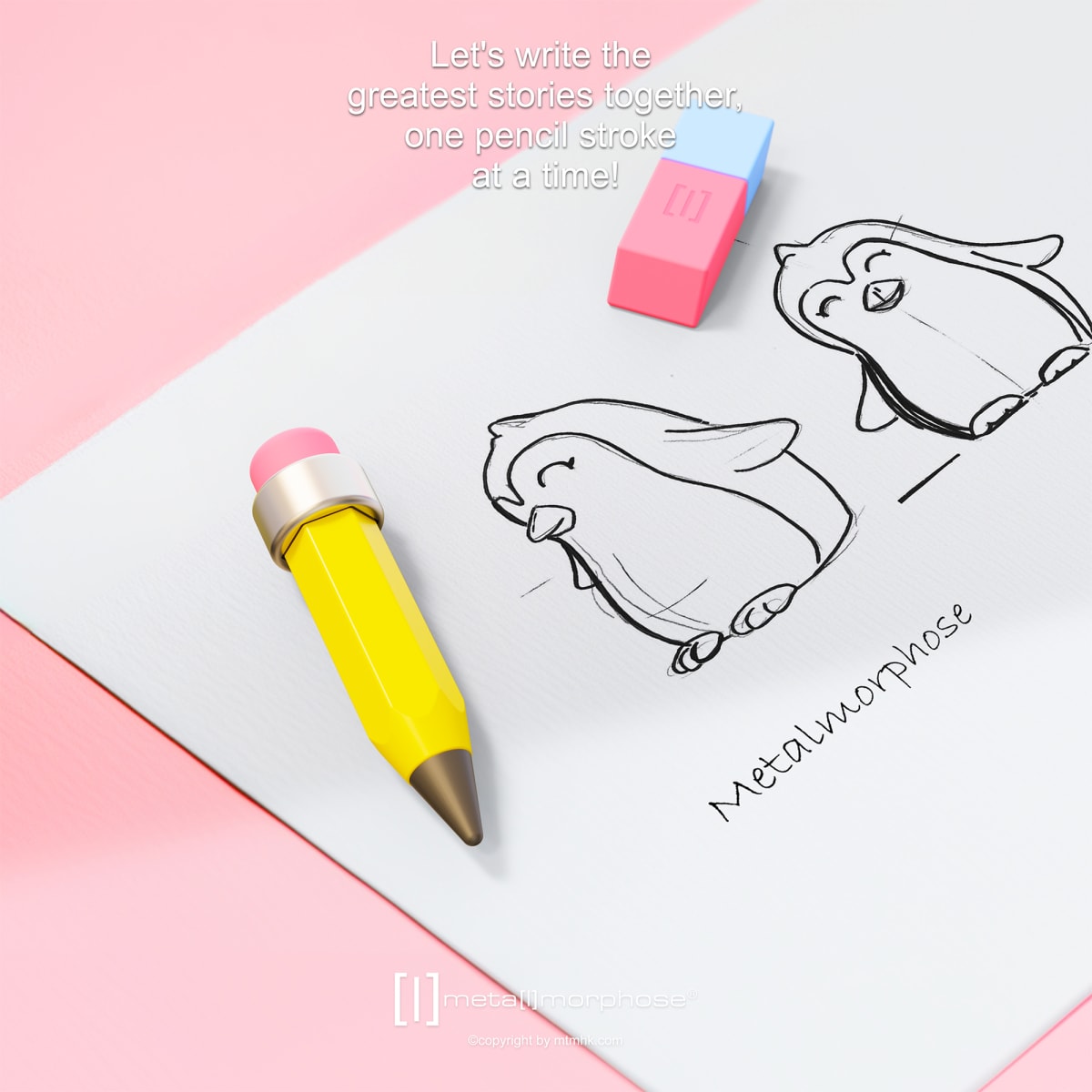 Llavero Metalmorphose Profe Lápiz y Goma6