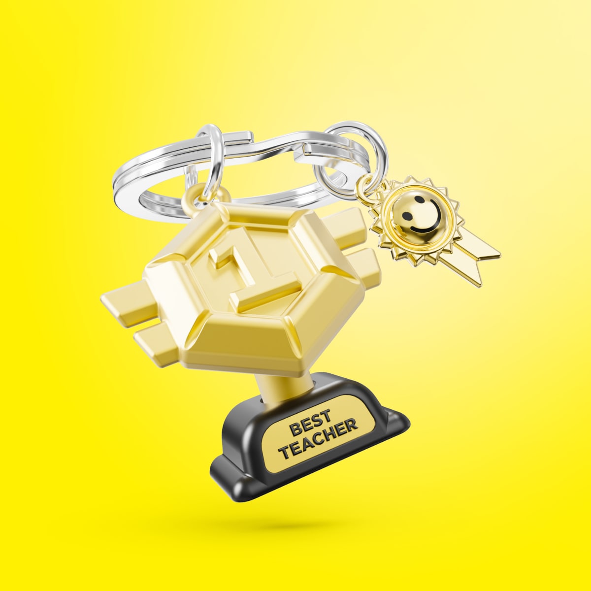 Llavero Metalmorphose Profe Número 13