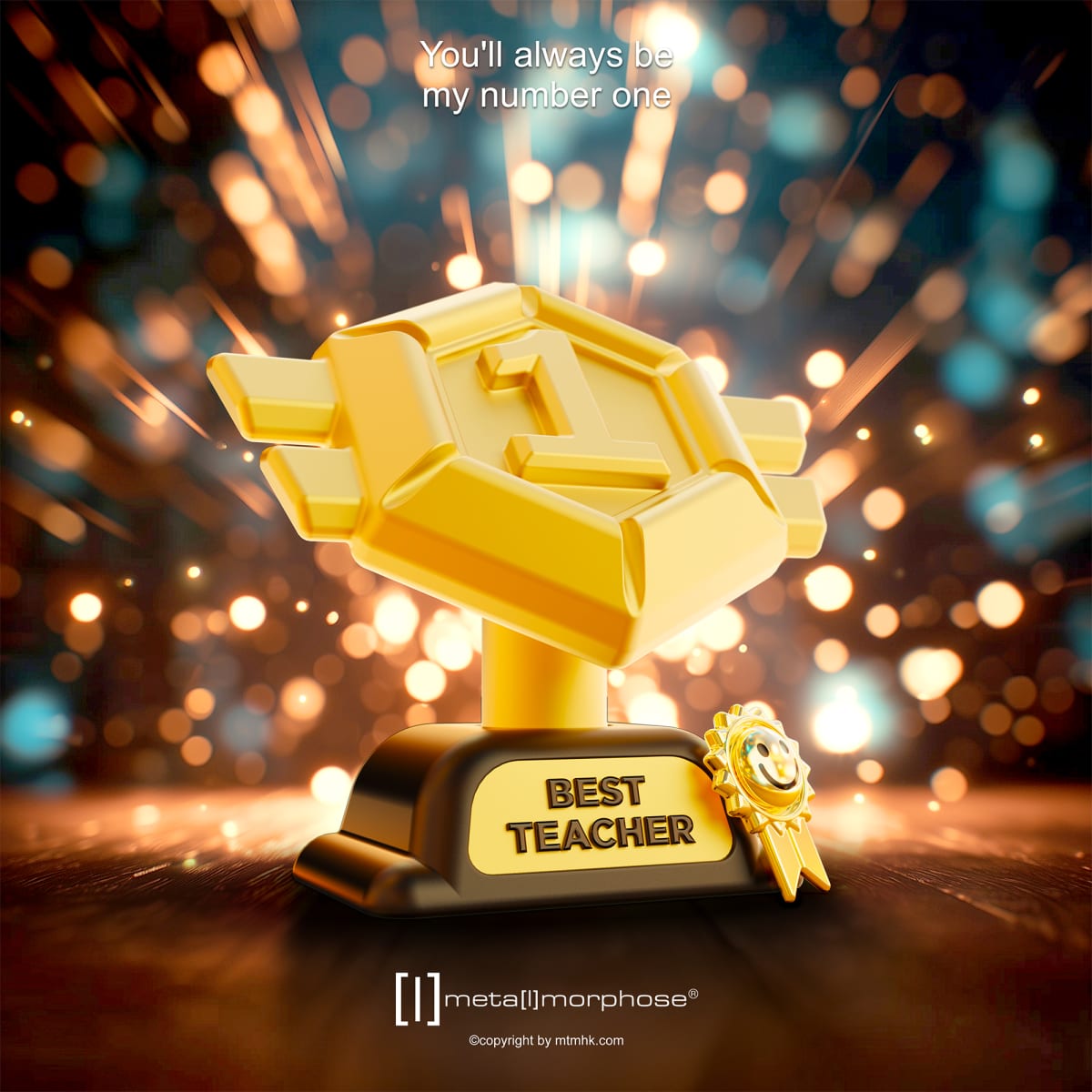 Llavero Metalmorphose Profe Número 14