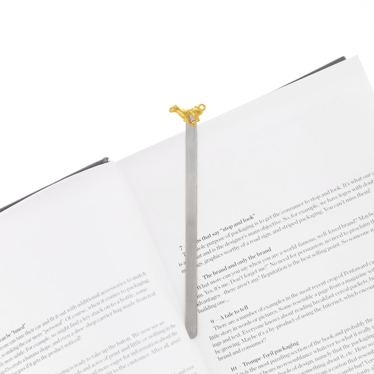 Marcapáginas Metalmorphose Leopardo3