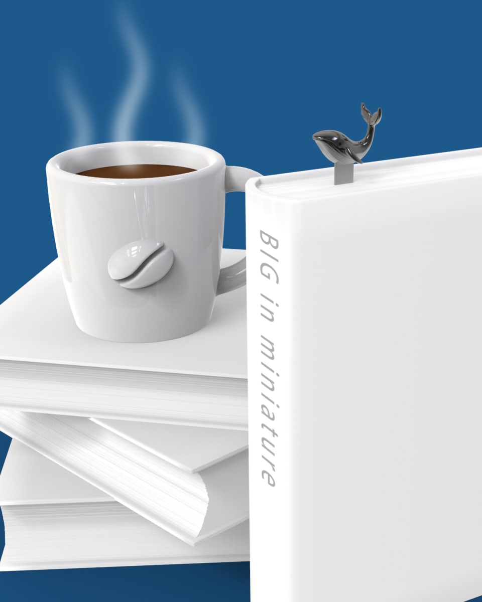 Marcapáginas Metalmorphose Ballena7