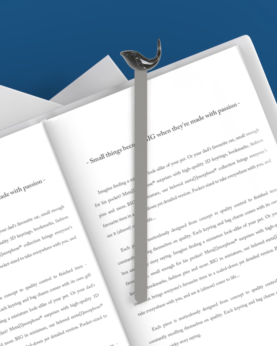 Marcapáginas Metalmorphose Ballena5