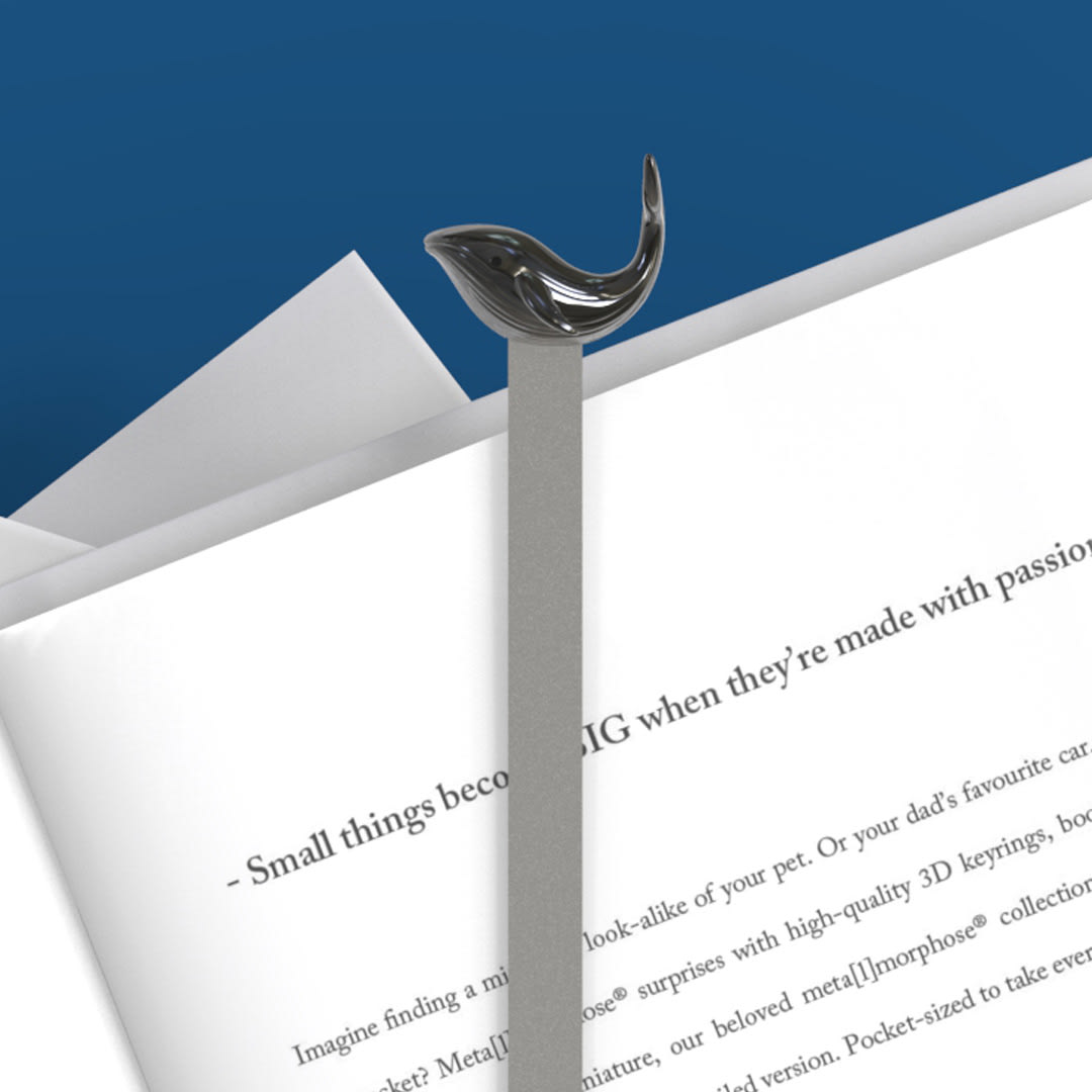 Marcapáginas Metalmorphose Ballena8