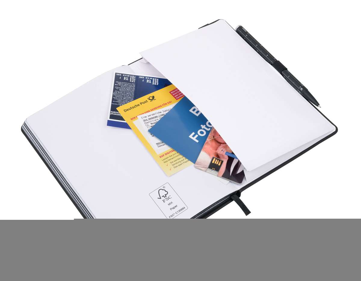 Bloc de notas TROIKA BLACK SLIMPAD A55