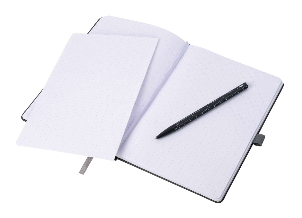 Bloc de notas TROIKA SLIMPAD A5 negro3