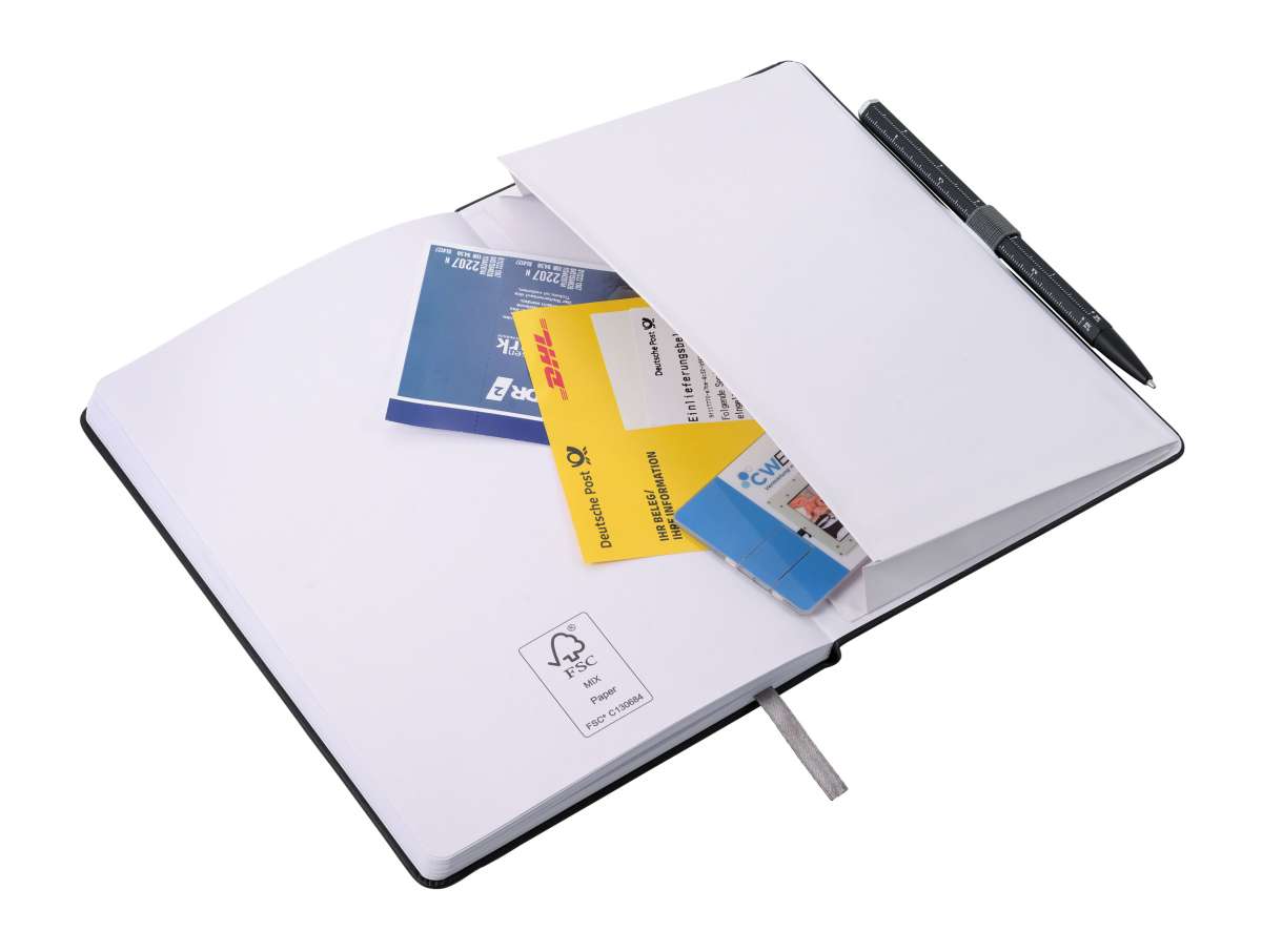 Bloc de notas TROIKA SLIMPAD A5 negro5