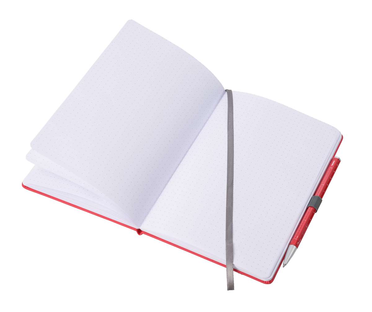 Bloc  de notas TROIKA SLIMPAD A5  rojo2