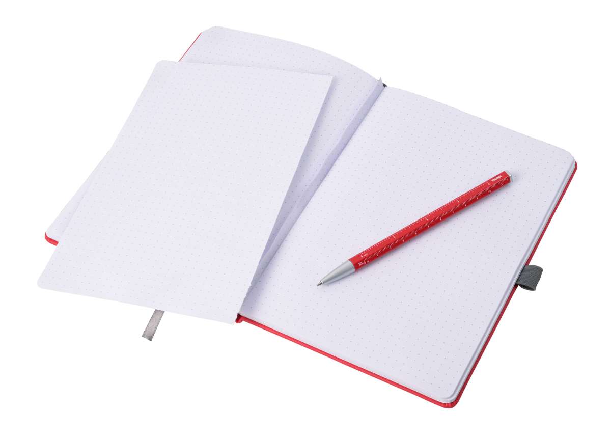 Bloc  de notas TROIKA SLIMPAD A5  rojo3