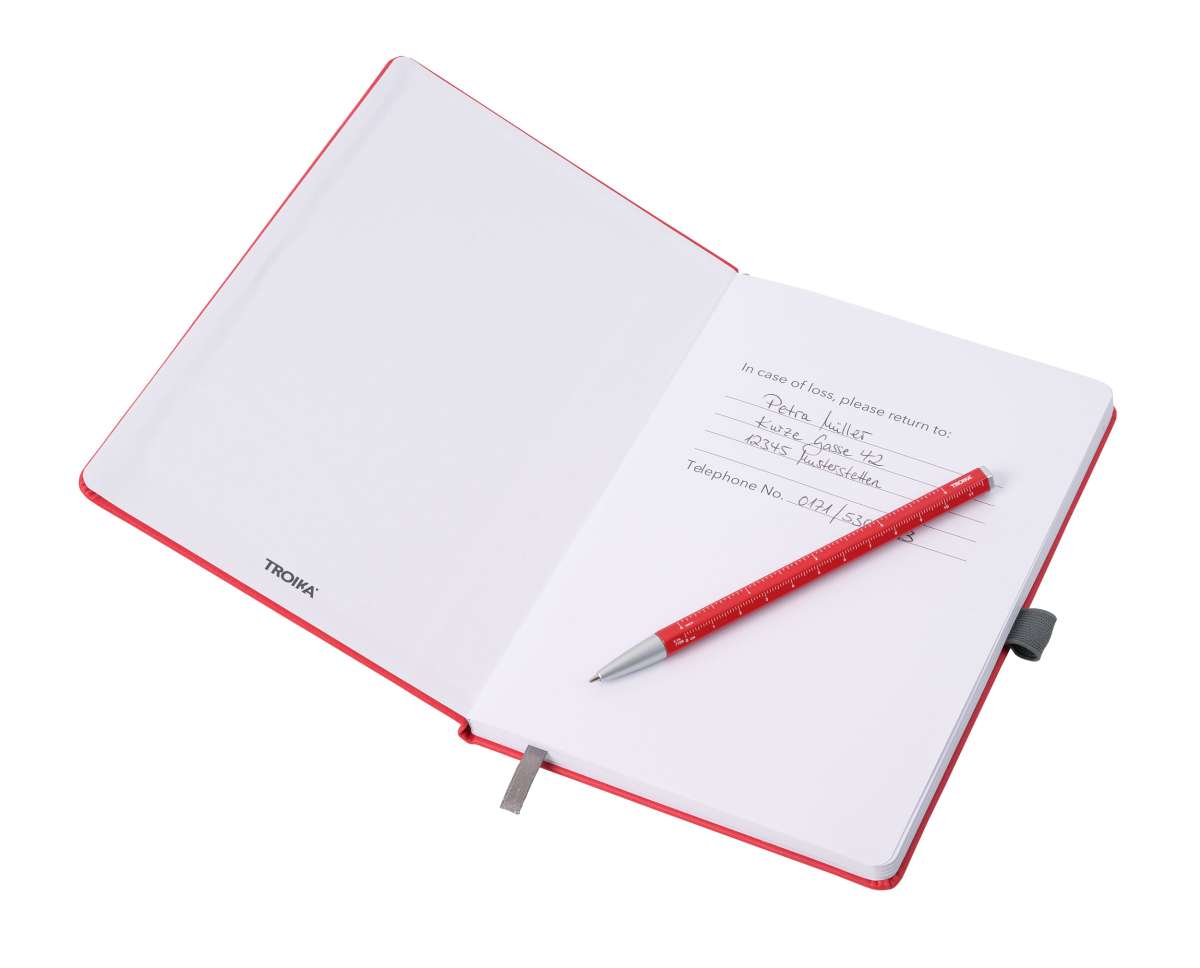 Bloc  de notas TROIKA SLIMPAD A5  rojo4