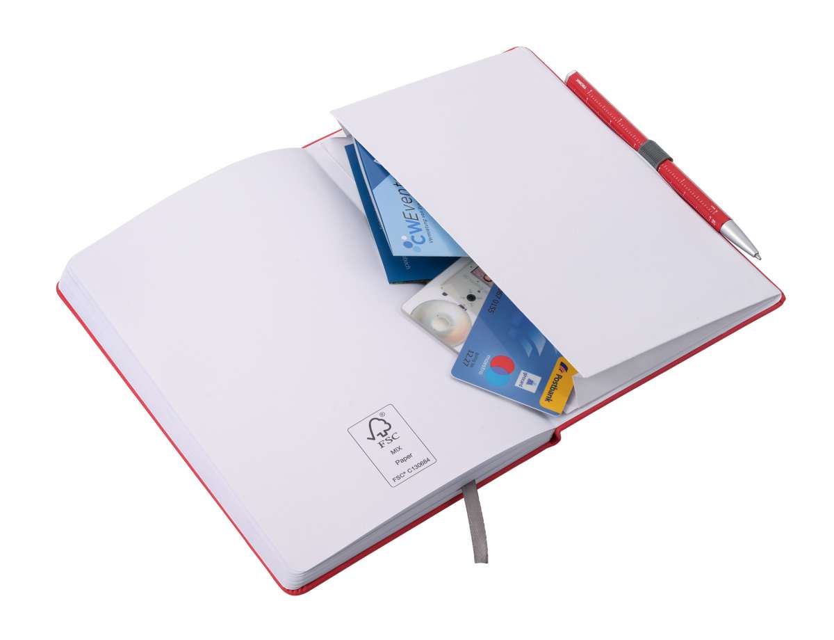 Bloc  de notas TROIKA SLIMPAD A5  rojo5