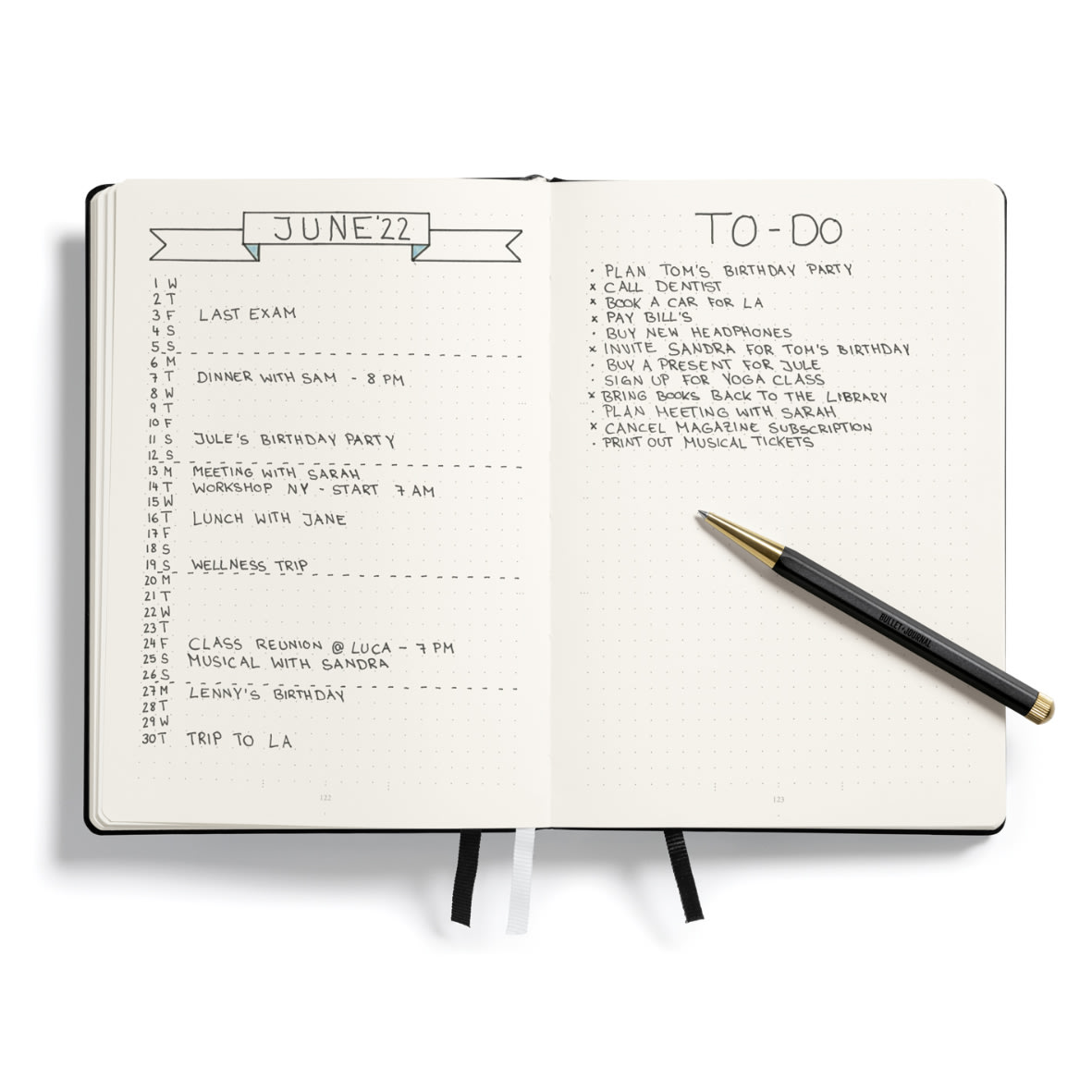 Bolígrafo Leuchtturm1917 Drehgriffel Gel tinta negra Black6