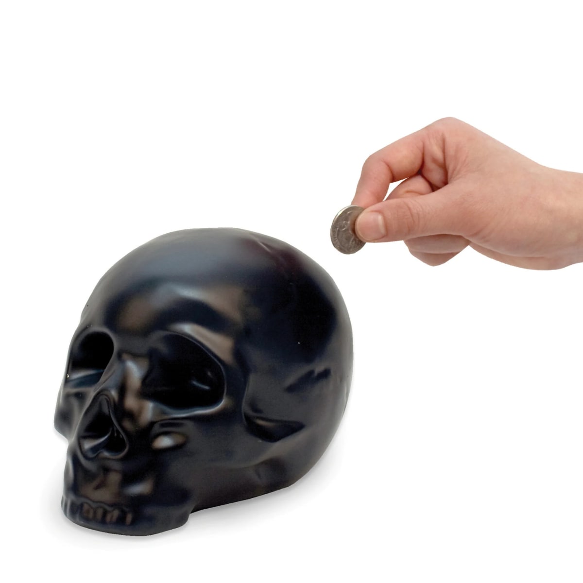 Alcancía Kikkerland Calavera2