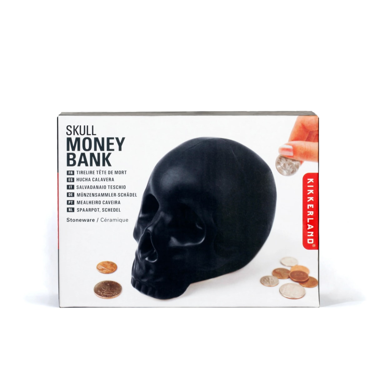 Alcancía Kikkerland Calavera3