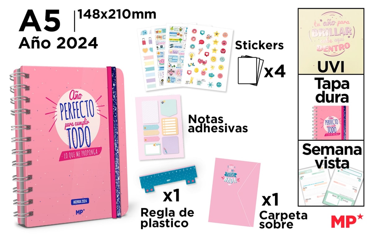 Agenda Premum Semana Vista Tapa Dura 20241