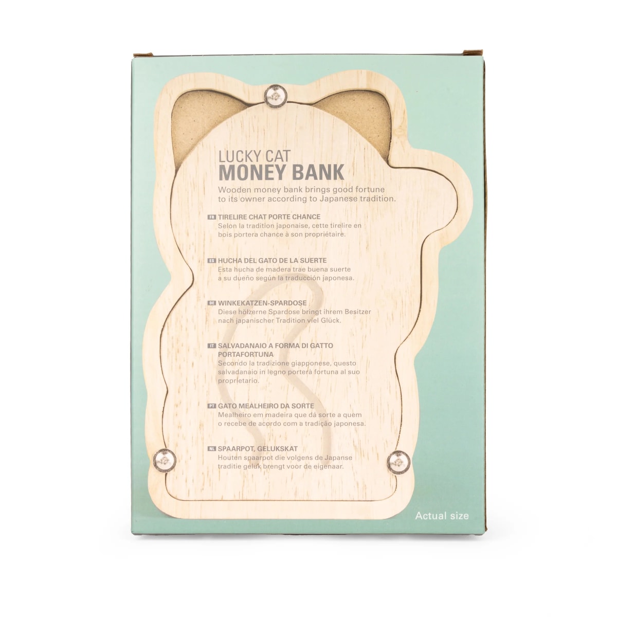 Kikkerland Alcancía Gato3