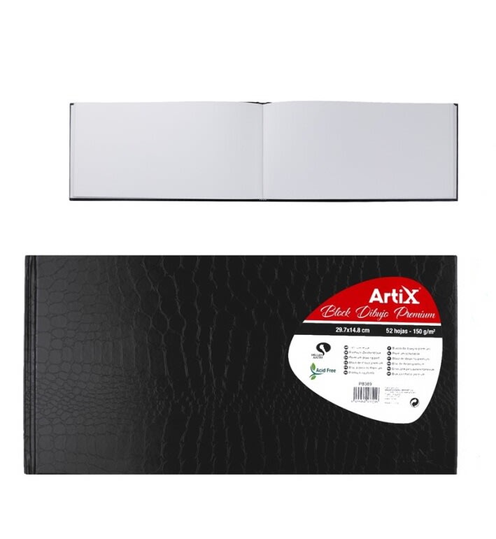 Block de Dibujo Premium 14.8CM*29.7CM Marca Madrid Papel1