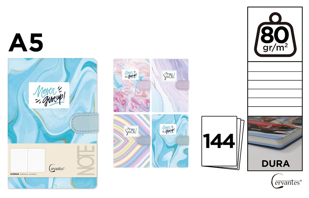 Cuaderno De Notas Diseños (22) 13.4 X 19Cm (MP)1