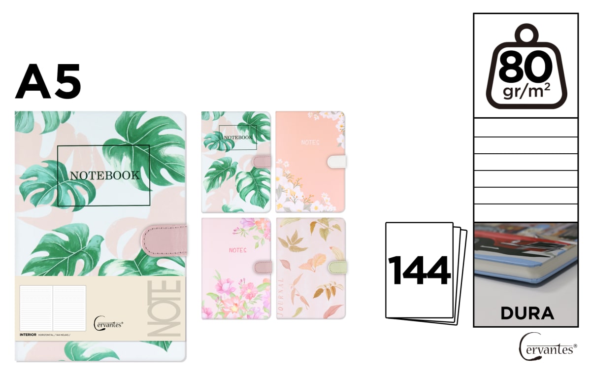 Cuaderno De Notas Diseños (36) 13.4*19Cm (MP)1