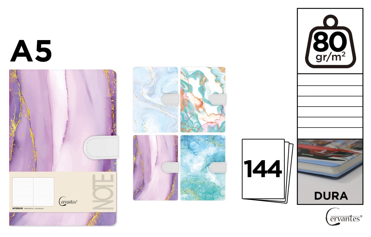 Cuaderno De Notas Diseños (39) 13.4 X 19 Cm (MP)1