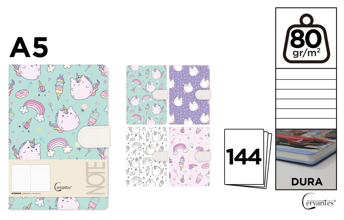 Cuaderno De Notas Diseños (44) 13.4 X 19 Cm (MP)1