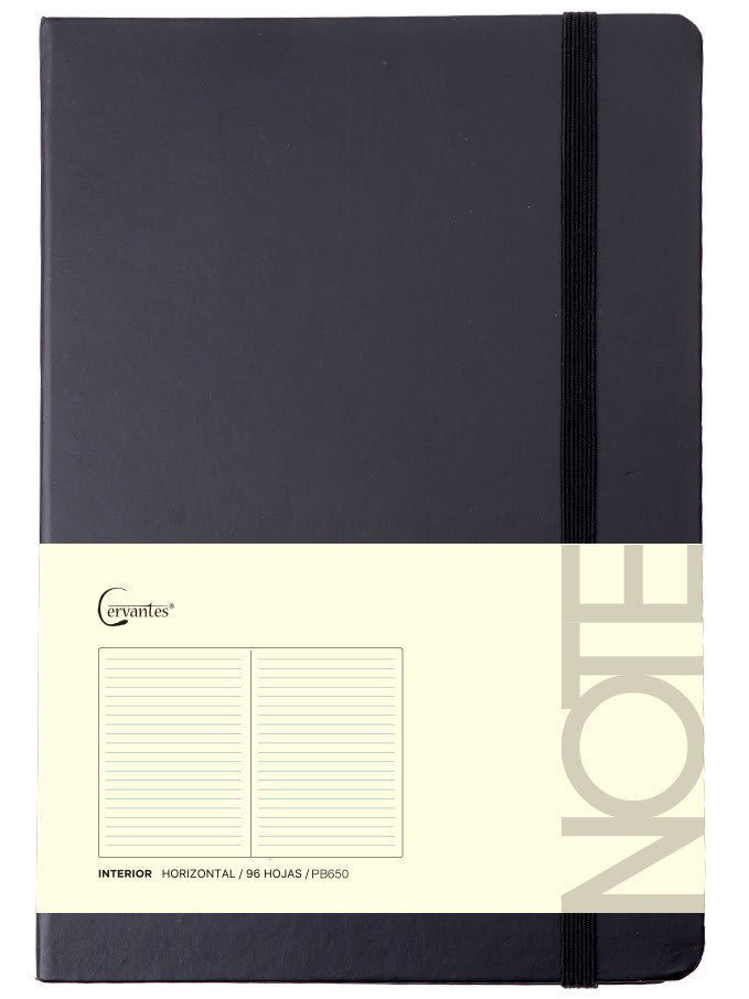 Cuaderno De Notas Cervantes A5 C/Lineas Forrado Tapa Dura1