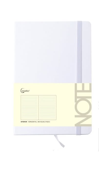 Cuaderno Tapa Dura C/Elástico A5 Marca Cervantes -1
