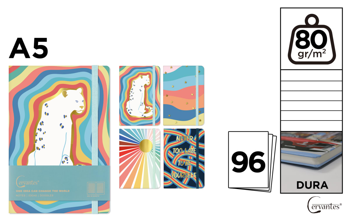 Cuaderno De Notas Tapa Forrada A5 (08)1