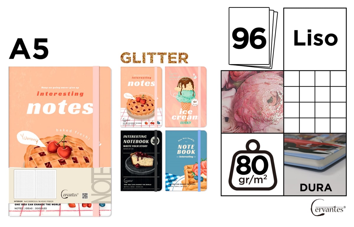 Cuaderno De Notas Tapa Forrada A53