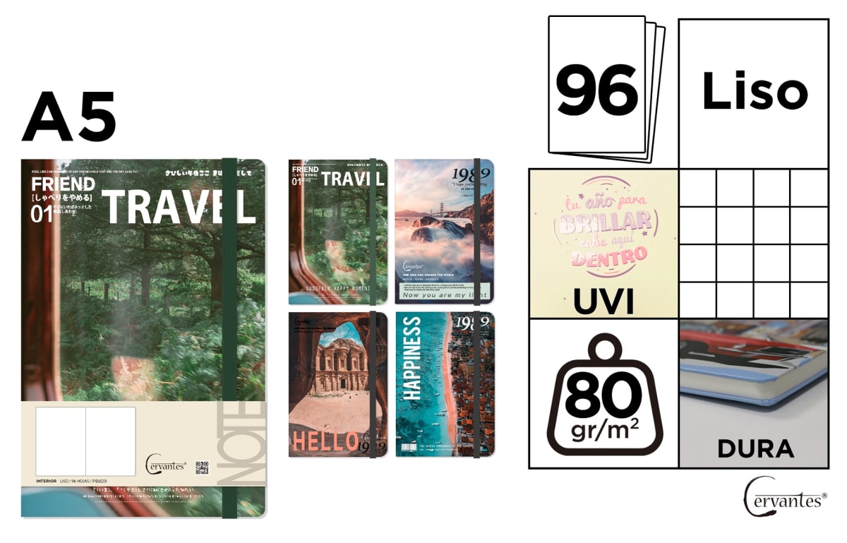 Cuaderno De Notas Tapa Forrada A54