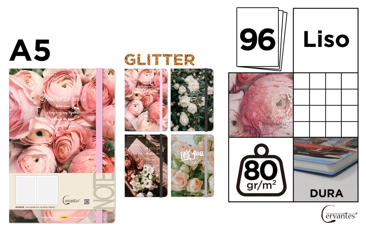 Cuaderno De Notas Tapa Forrada A55