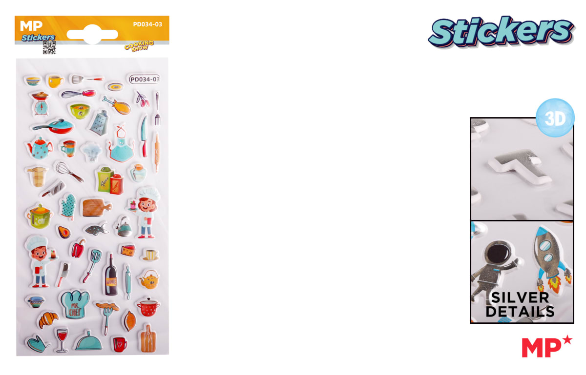 Pegatinas Stickers Relieve Cocina (MP) Variado1