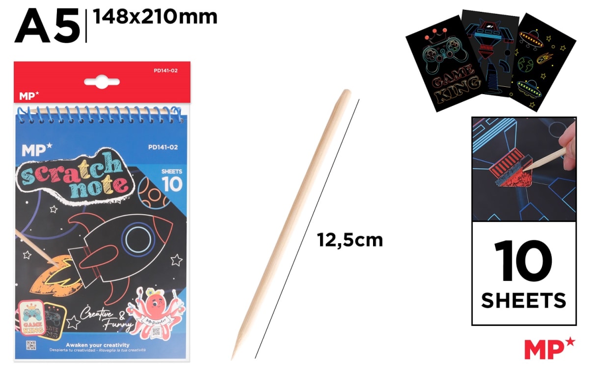 Albúm De Scratch Negro A5 10 Hojas (MP)1
