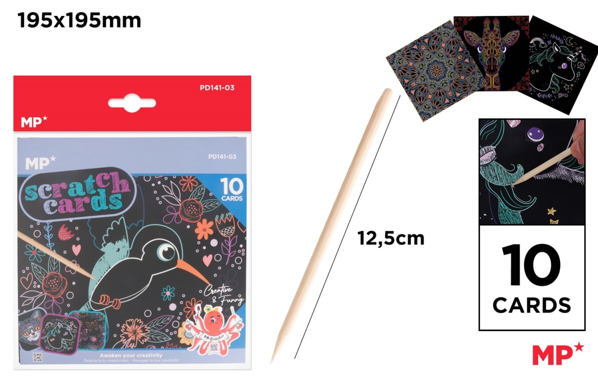 Albúm De Scratch Negro A5 10 Hojas (MP)3