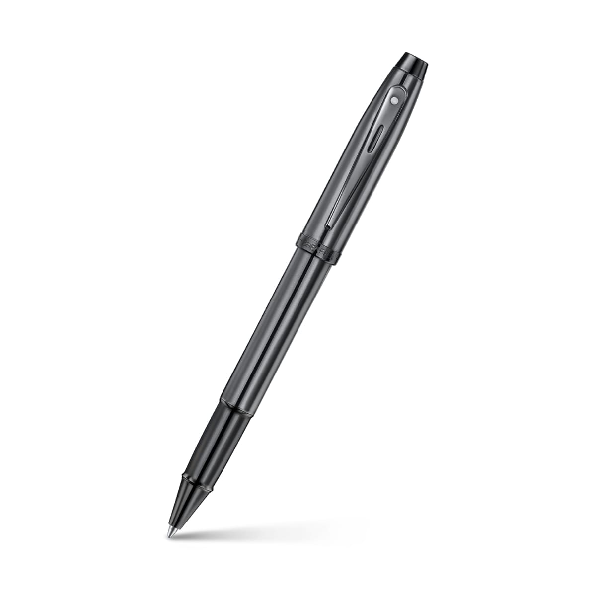 ROLLERBALL SHEAFFER 100 GRIS OSCURO PVD NEGRO METALICO1