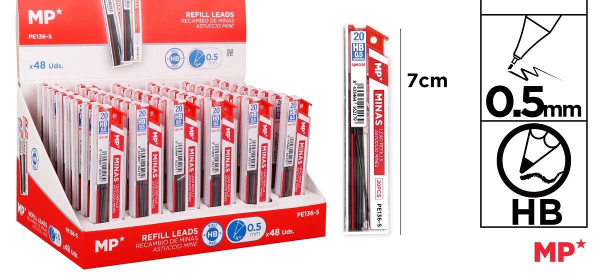 Estuches De Minas 0.5 Mm (MP)2