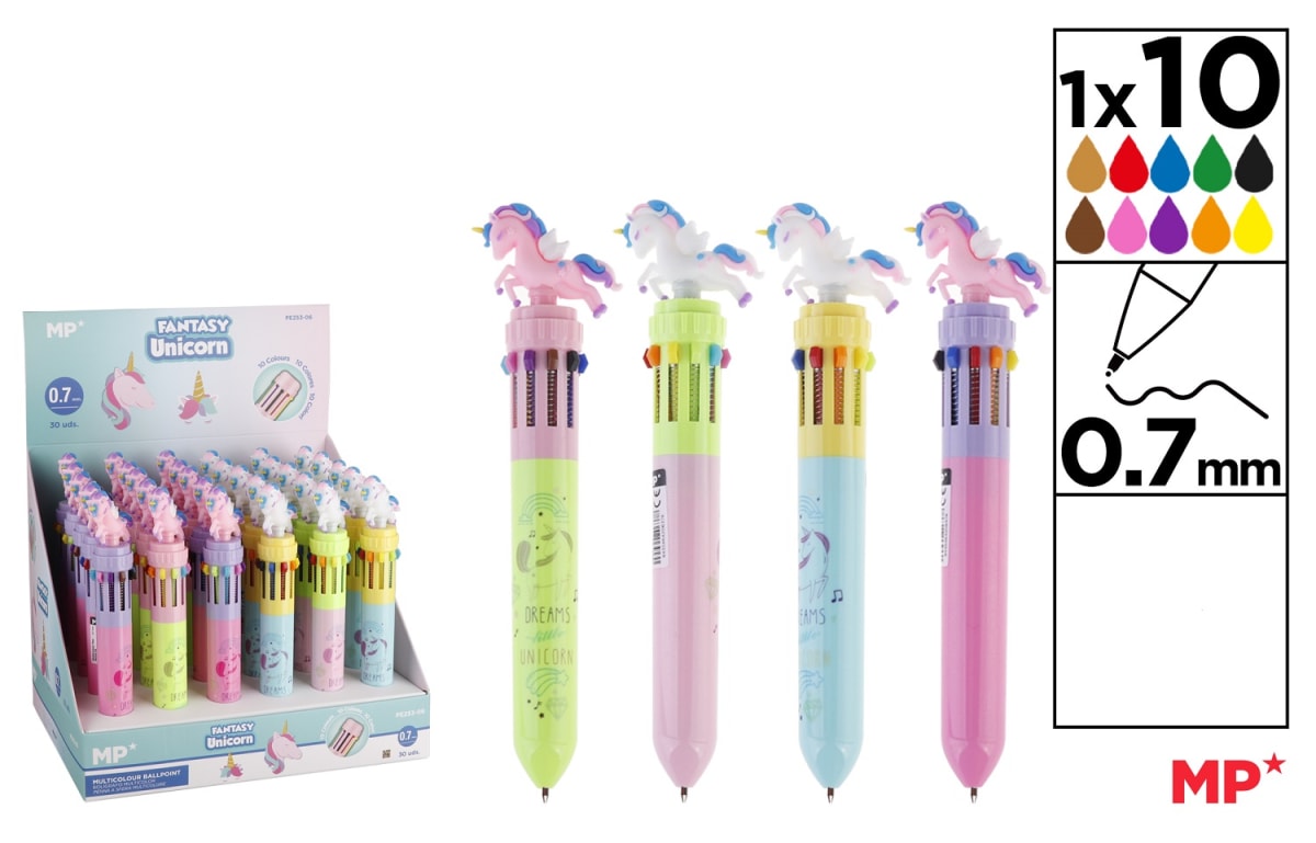 Bolígrafo Multicolor Fantasía1