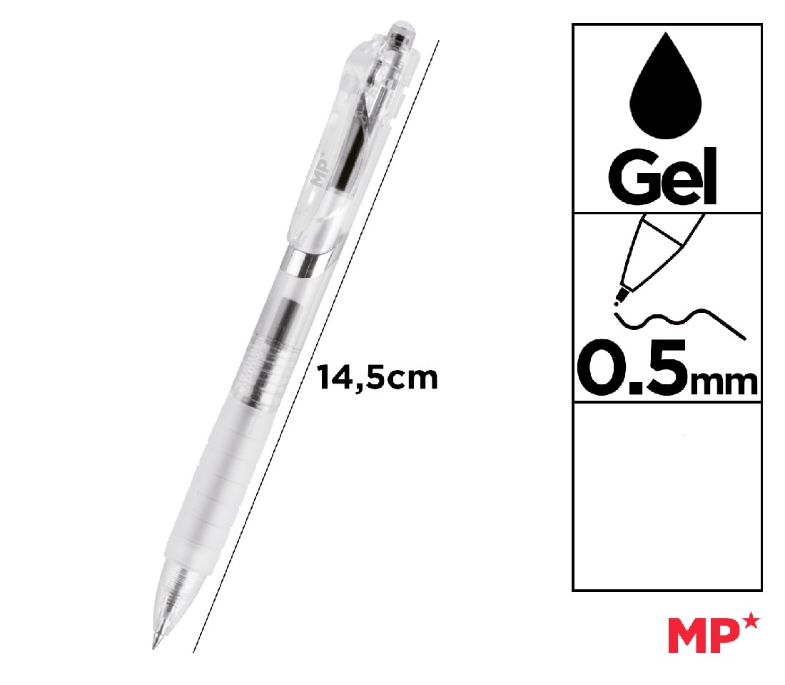 Bolígrafo Tinta Gel Punta 0.5 Mm (MP) Rojo2