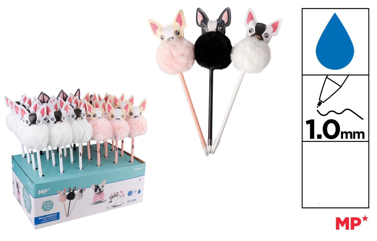 Bolígrafo Pompón Fantasía2