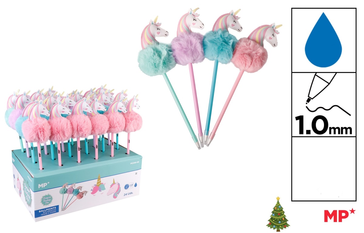 Bolígrafo Pompón Fantasía3