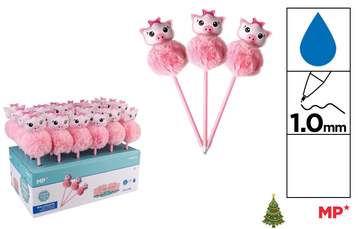 Bolígrafo Pompón Fantasía4