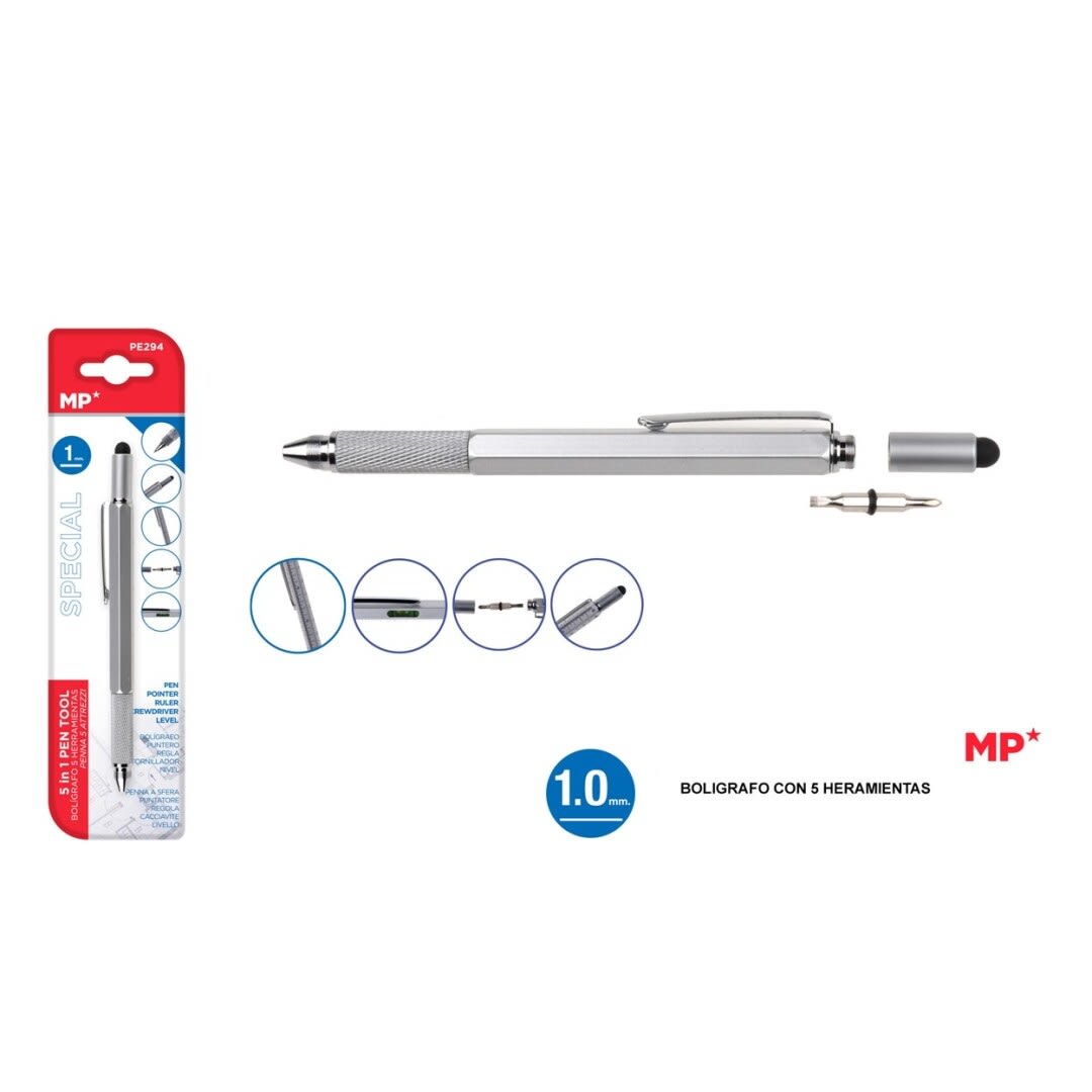 BOLIGRAFO Madrid Papel con 5 herramientas1