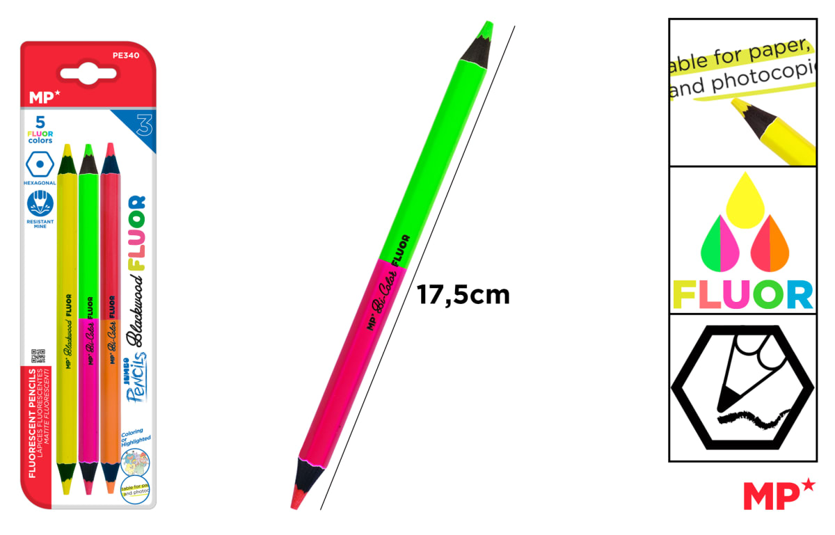 Lápiz Fluorescentes Jumbo1