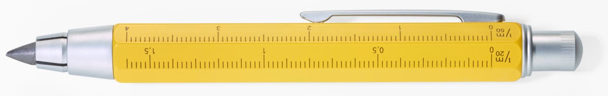 Lápiz de carpintero Troika 5,6 mm  Amarillo3