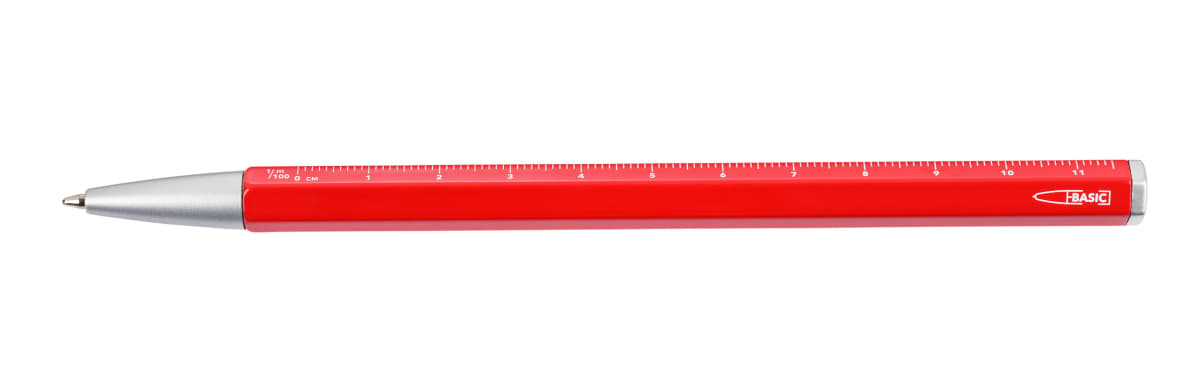 Bolígrafo Troika multifunción construción BASIC rojo2