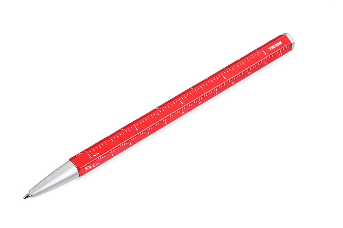 Bolígrafo Troika multifunción construción BASIC rojo1