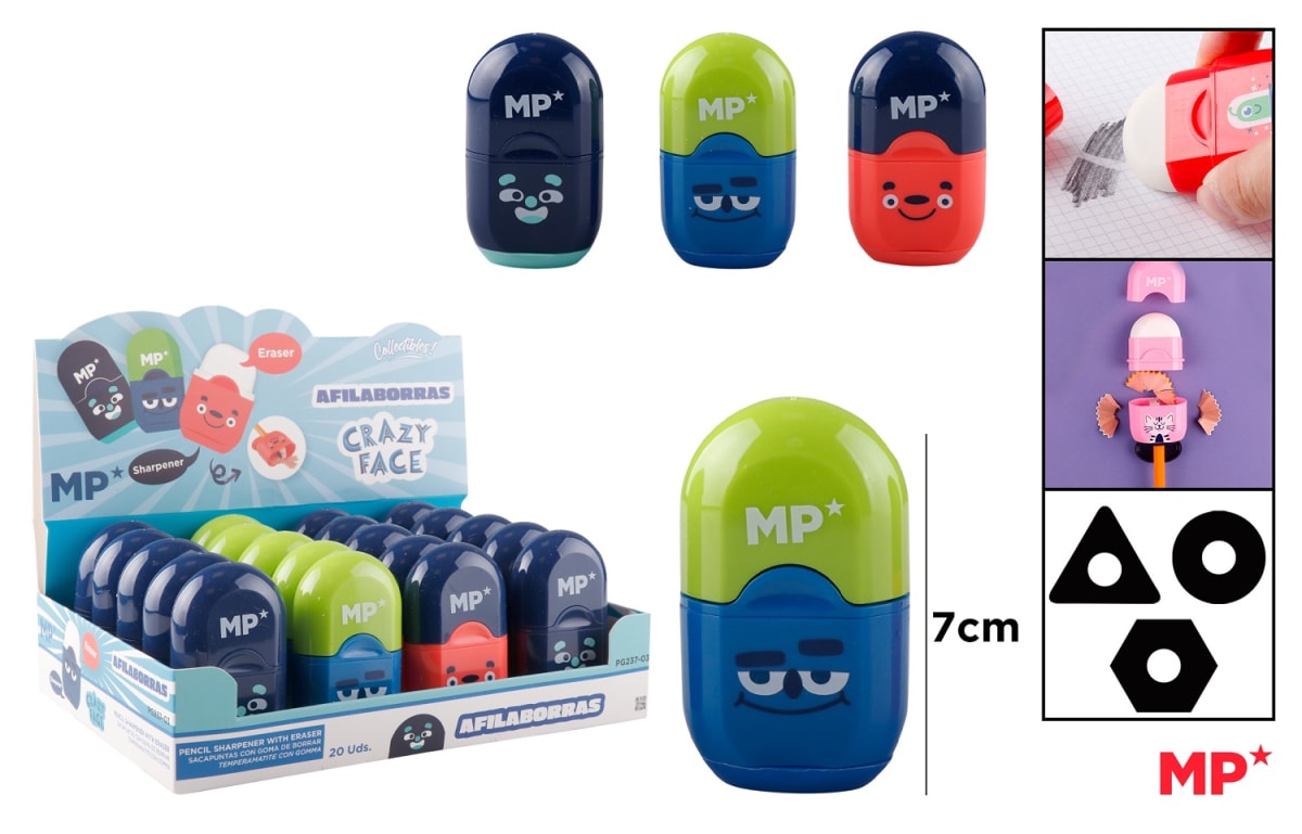 Goma + Saca puntas Crazy Face (MP)1