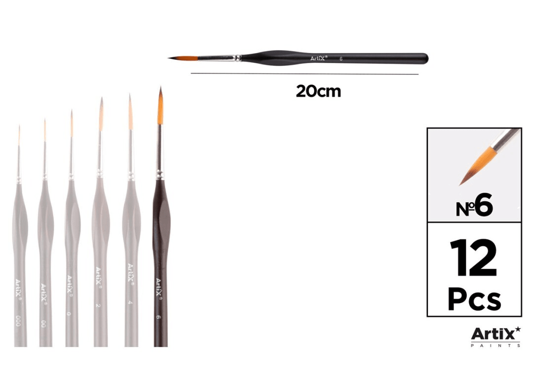 Pincel Ergonómico Redondo N° 61