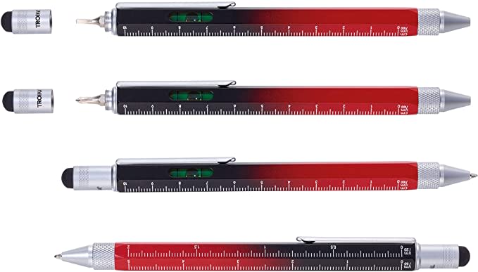 Boligrafo Troika Construcción multifuncional  Original  Rojo/Negro1