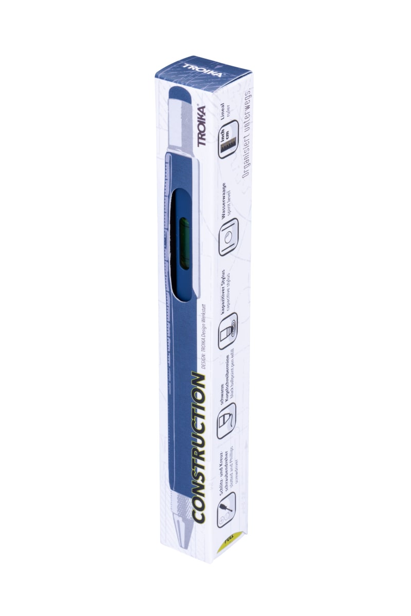 Boligrafo Troika Construcción multifuncional  Original  Original Azul-Plata10
